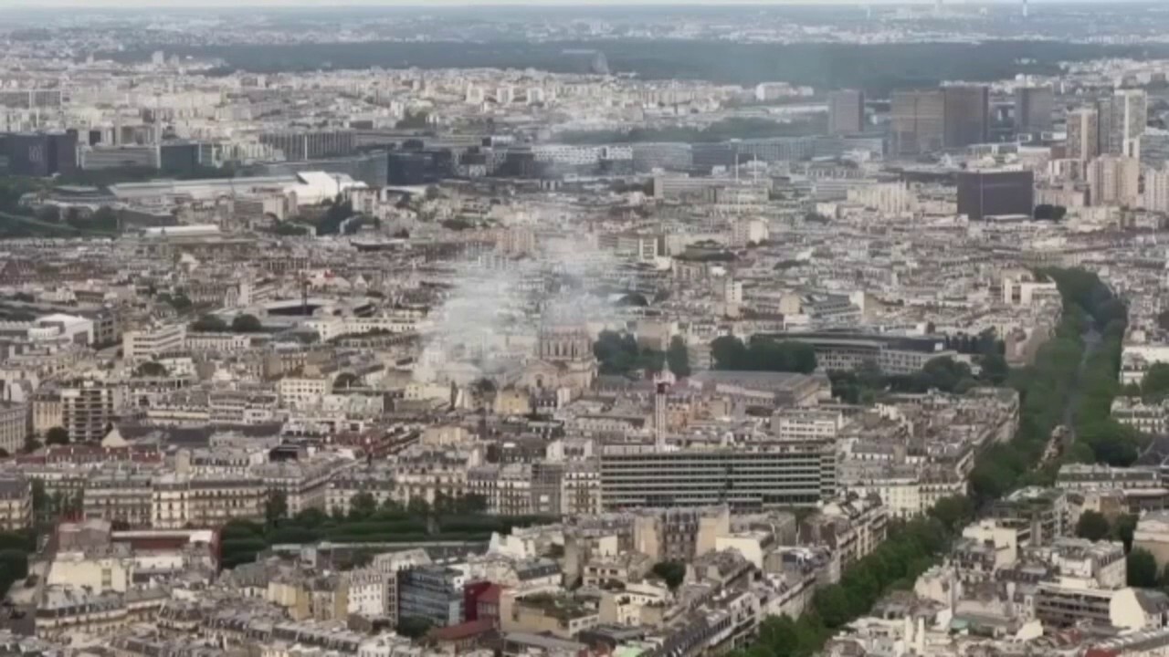 Paris explosion sparks large fire, sends plume of smoke above city