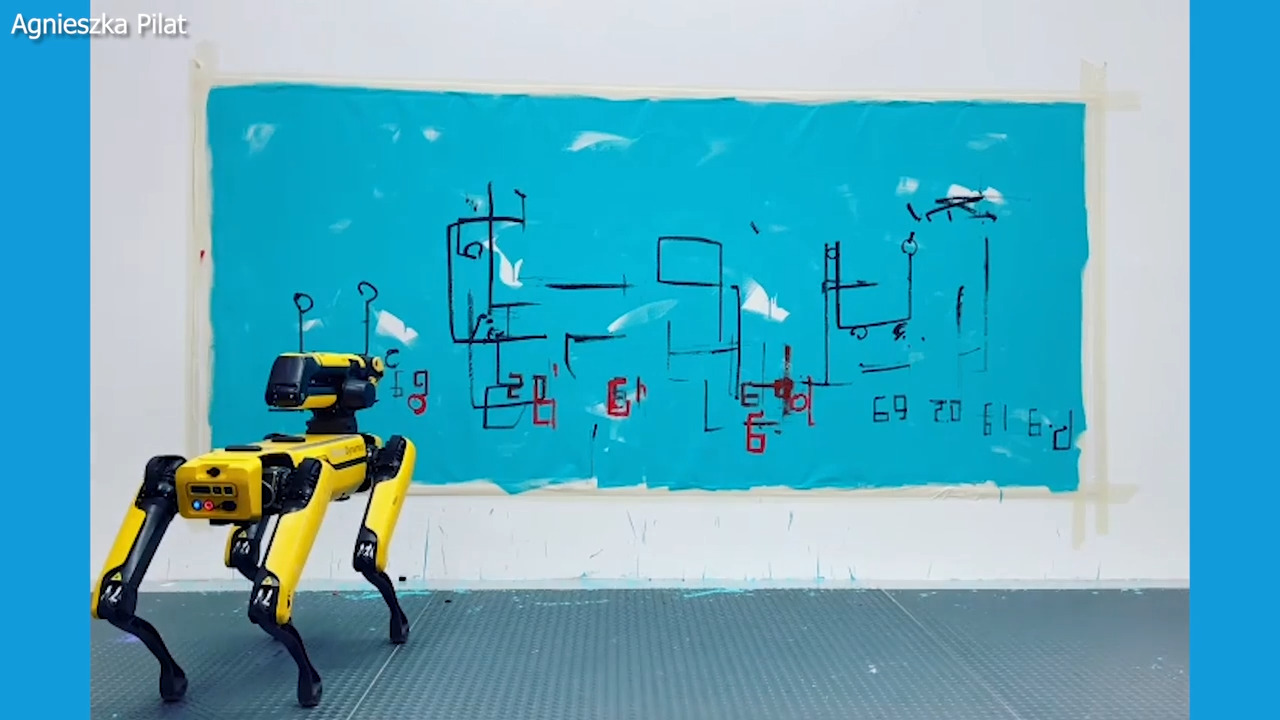 This robot dog can paint like Picasso