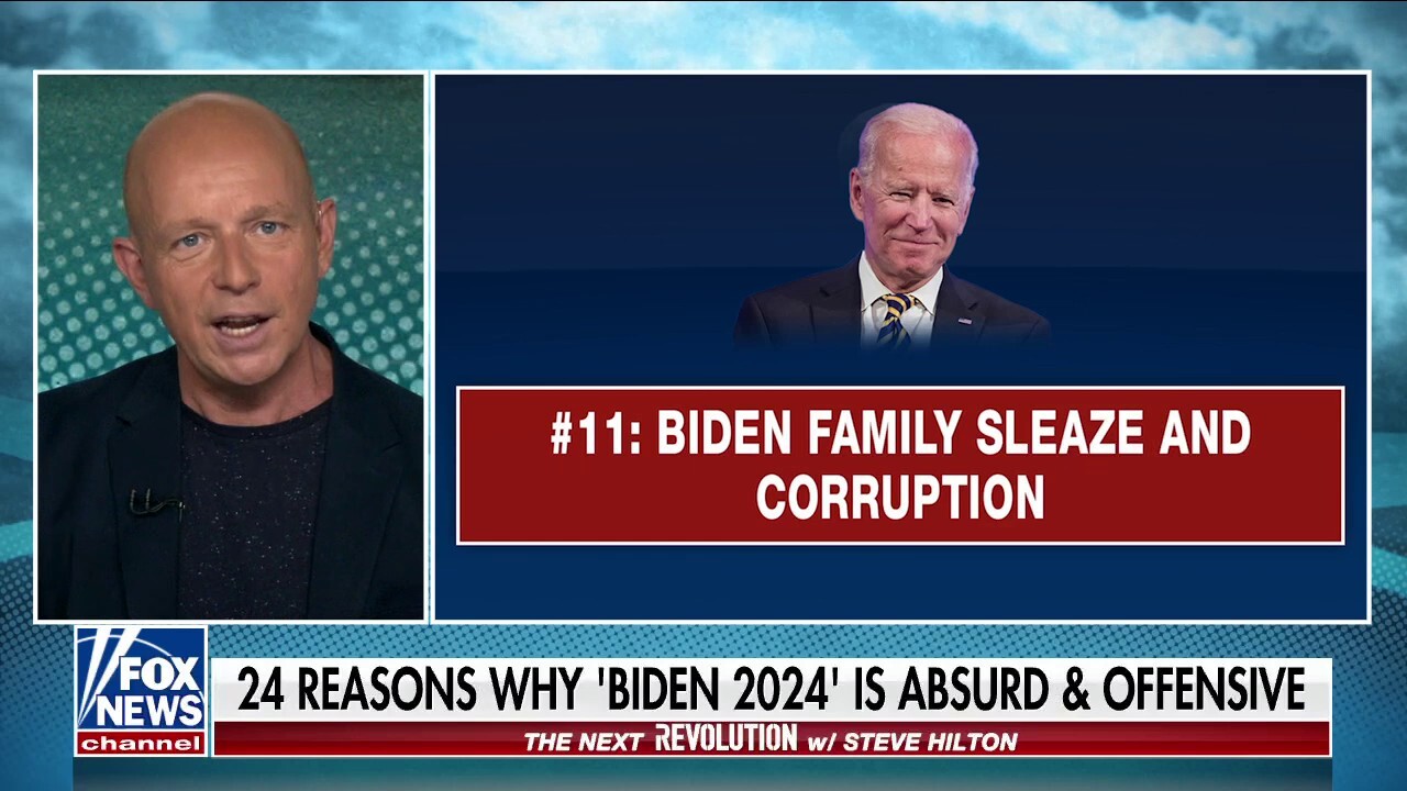 Steve Hilton outlines 24 reasons why the idea of Biden 2024 is 'absurd and offensive' to Americans