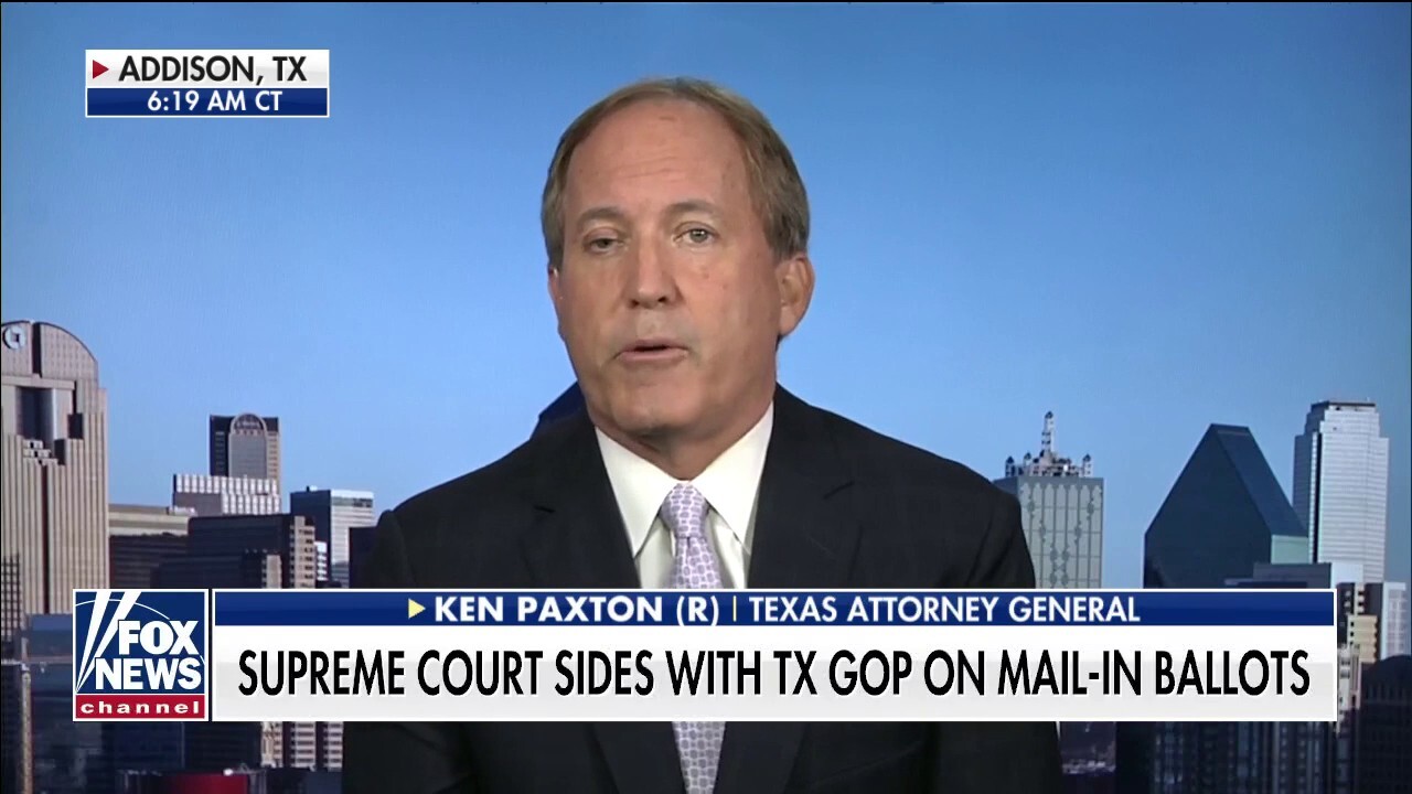 TX AG Ken Paxton on COVID-19, mail-in ballot fraud | Fox News Video