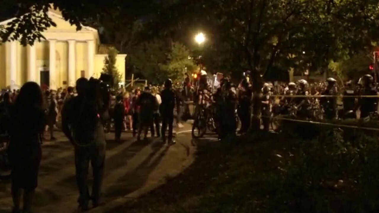 Protesters attempt to establish so-called 'autonomous zone' in Washington, DC