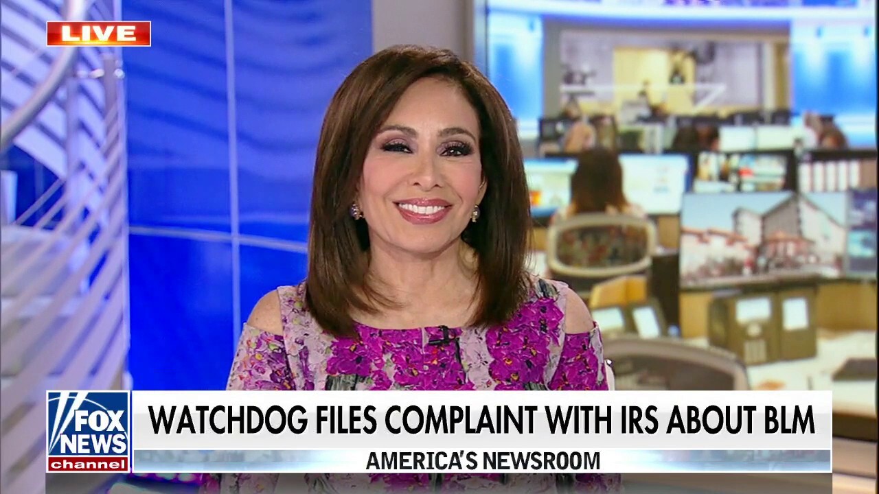 Judge Pirro sounds off on BLM leader claiming tax laws were 'weaponized