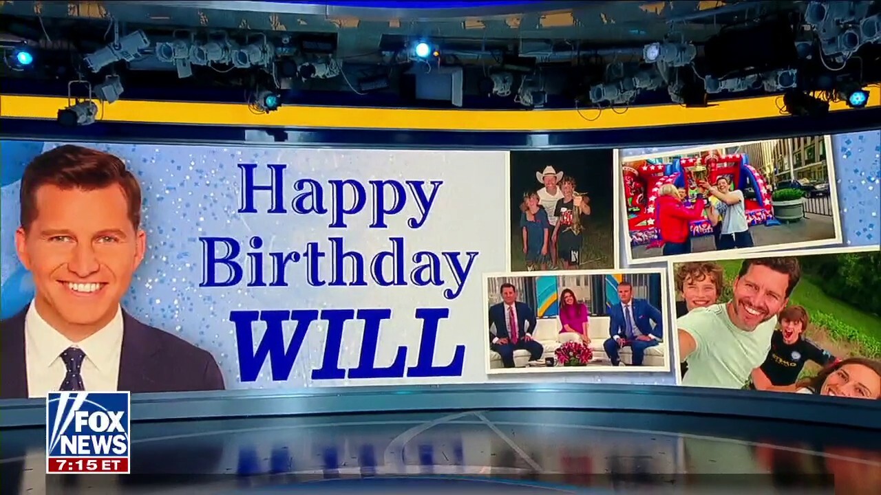 'Fox & Friends Weekend' surprises host Will Cain for his birthday