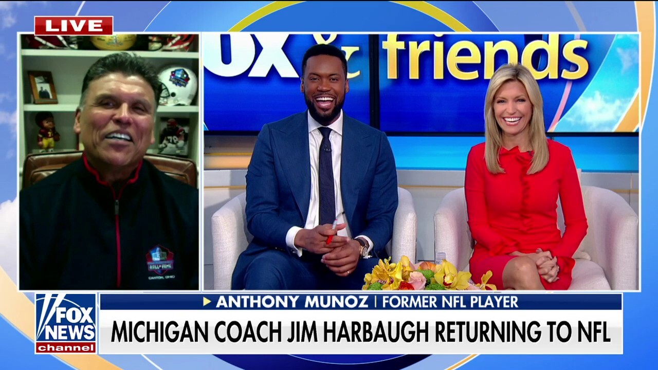 Hall of Famer Anthony Munoz reacts to Jim Harbaugh returning to NFL