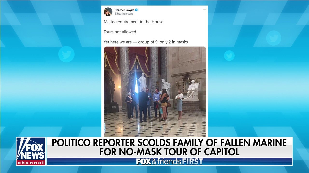  Selective outrage: Politico reporter scolds Gold Star family for not wearing masks, silent on Dems