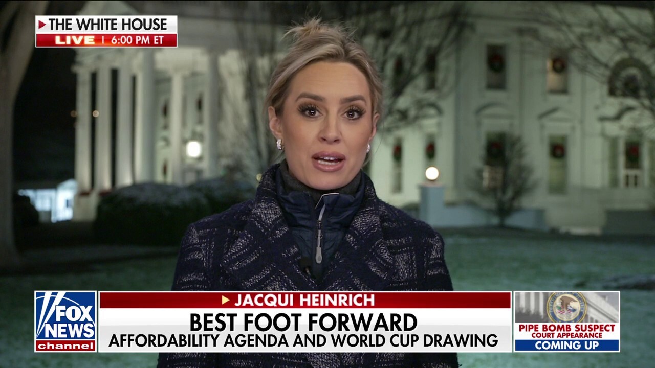 President Trump receives peace prize award at FIFA draw