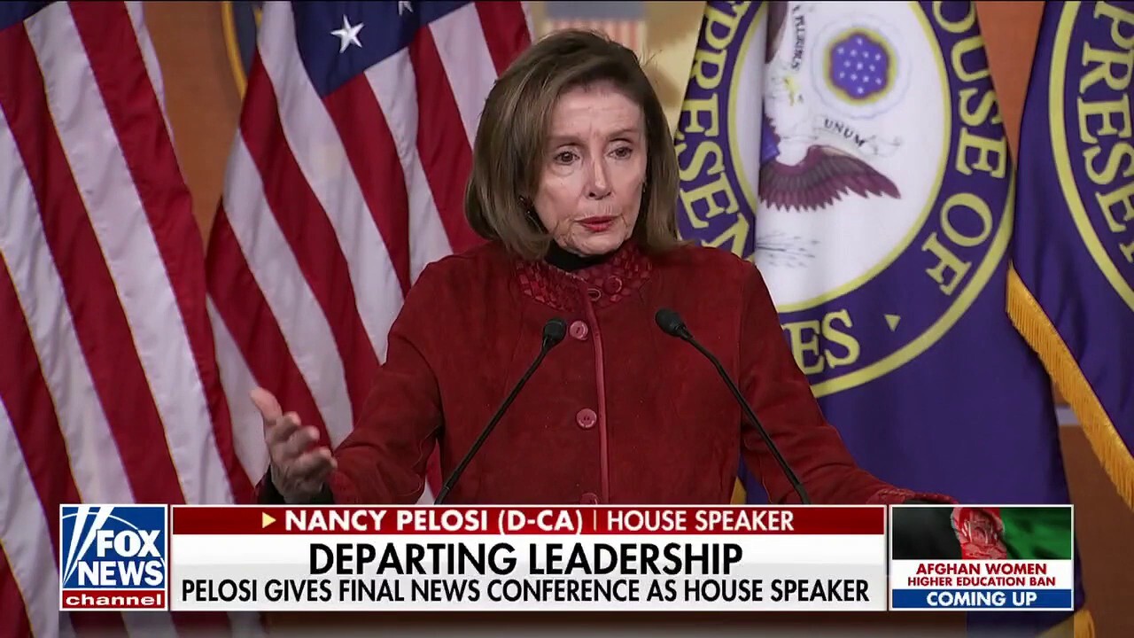 Nancy Pelosi delivers final news conference as House Speaker