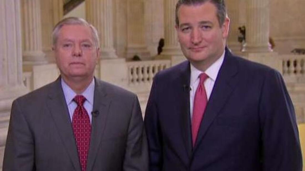 Ted Cruz and Lindsey Graham push bill that supports Israel