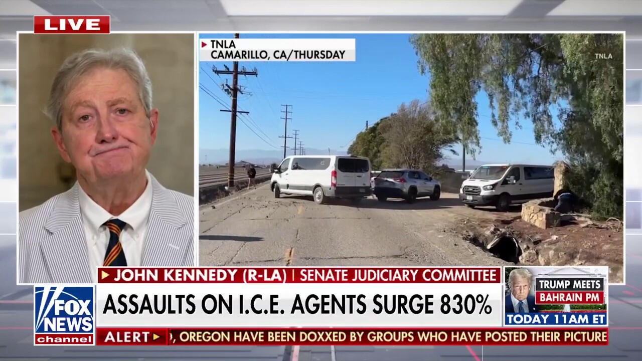 Sen. John Kennedy urges for ICE attackers to be ‘sent to jail’