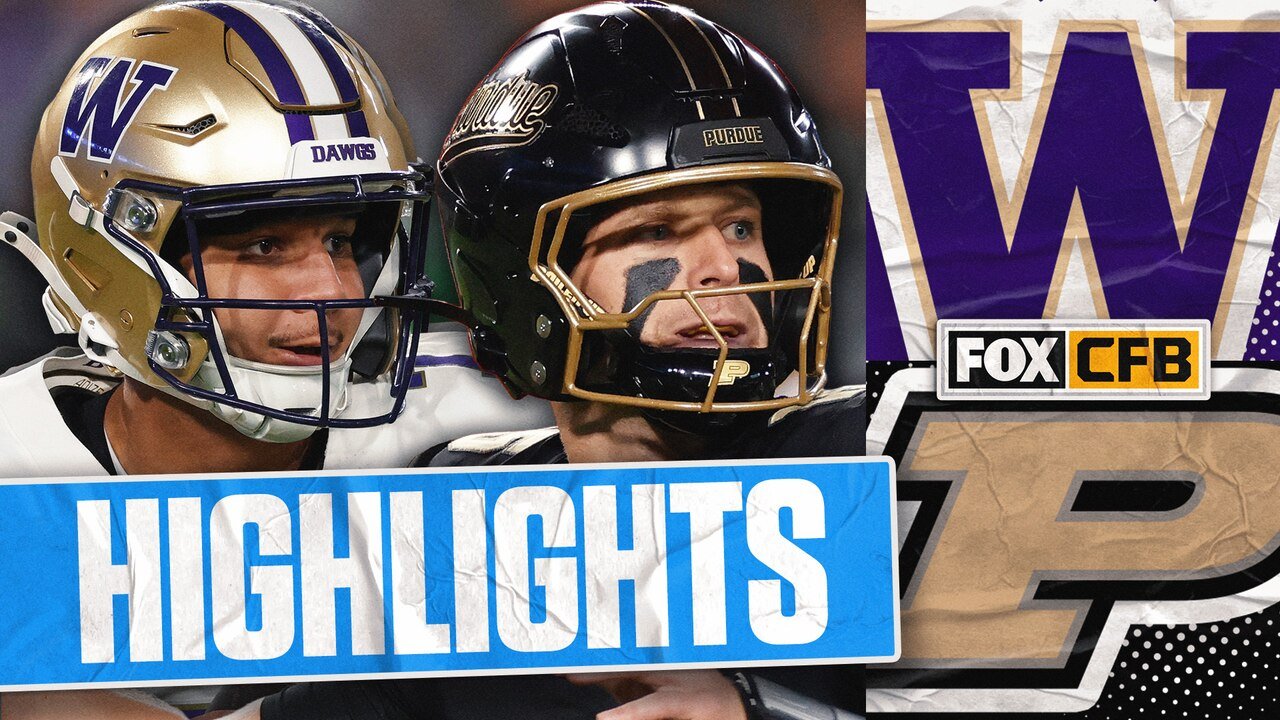 Washington Huskies vs Purdue Boilermakers Highlights 🏈 FOX College Football