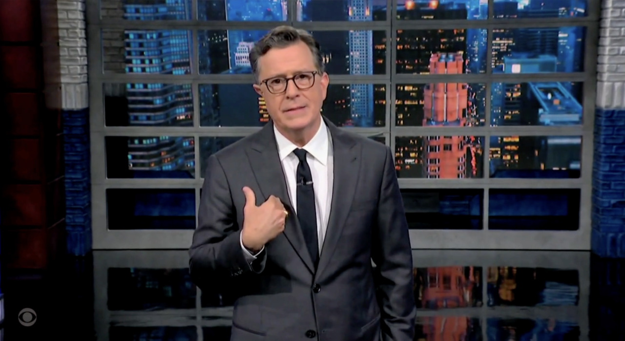 Colbert tells Trump to 'go f--- yourself' after taunt over show cancellation