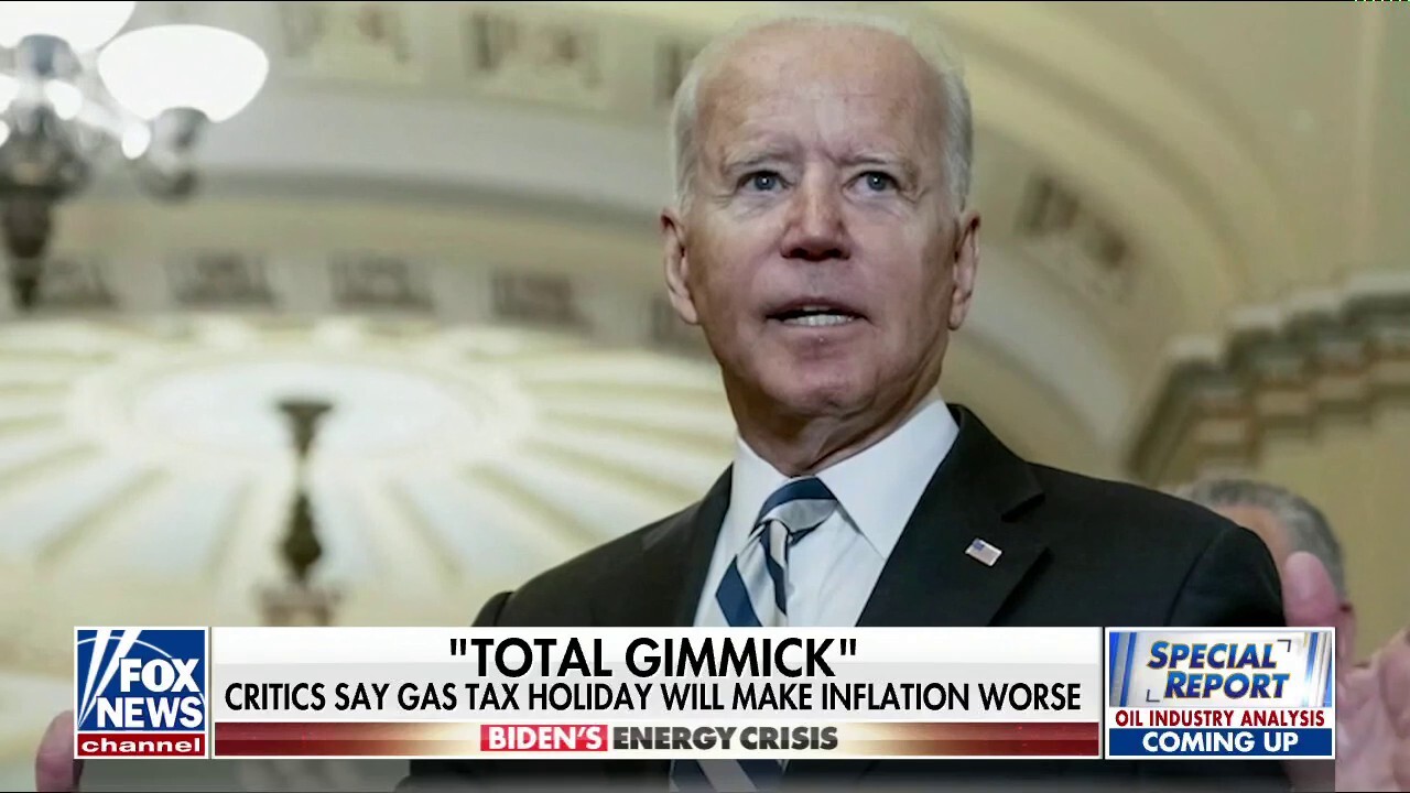  Biden's gas tax holiday: Some Democrats aren't seeing the point