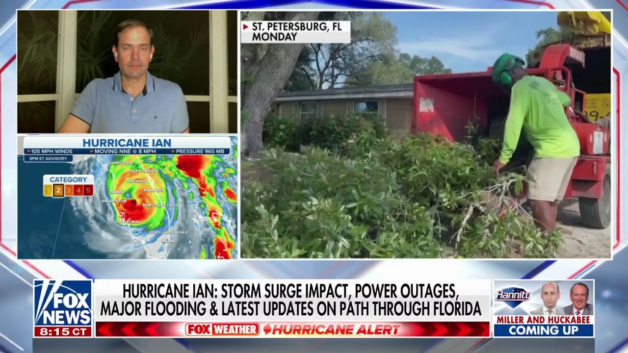They’re expecting up to 12 inches of rain in some areas: Sen. Marco Rubio