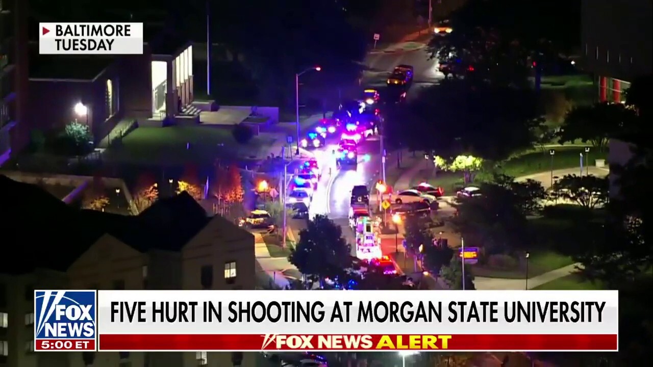Morgan State University shooting leaves 5 injured, suspect at large