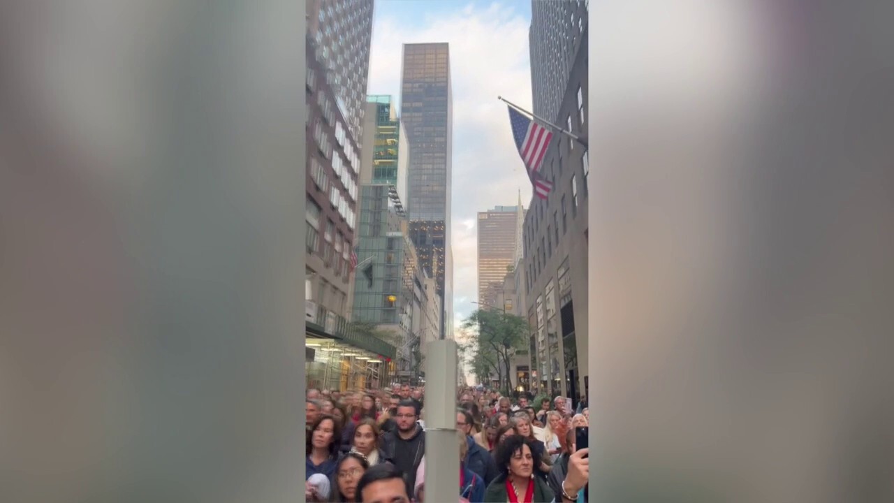 Fox News' Martha MacCallum participates in a Eucharistic Procession in New York City