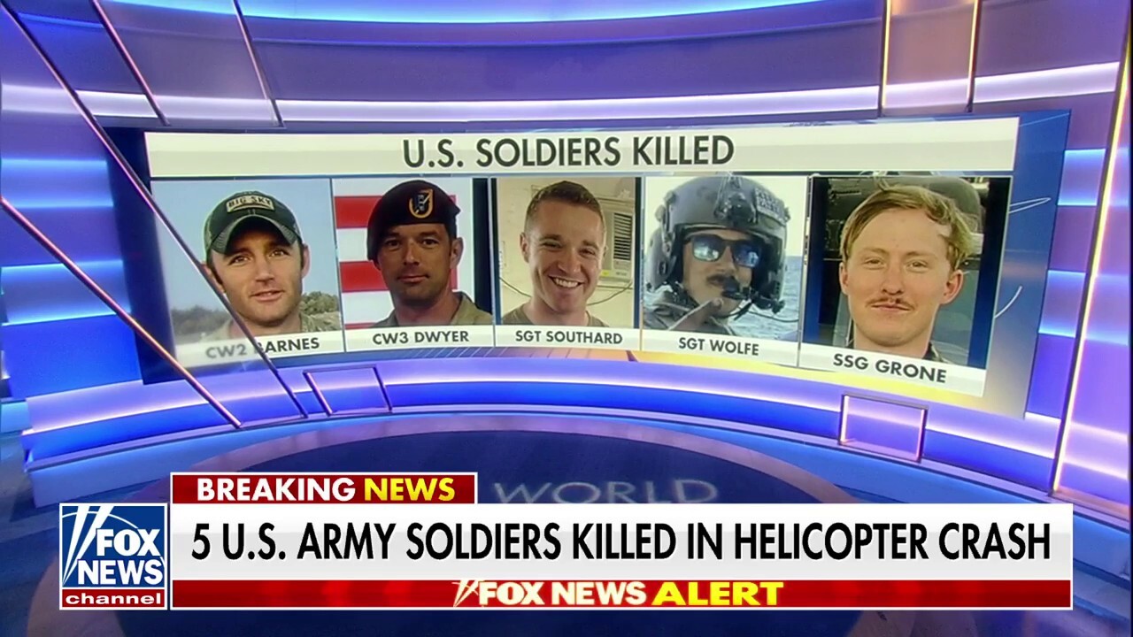 'Best of the best': Remembering five US soldiers killed in helicopter crash