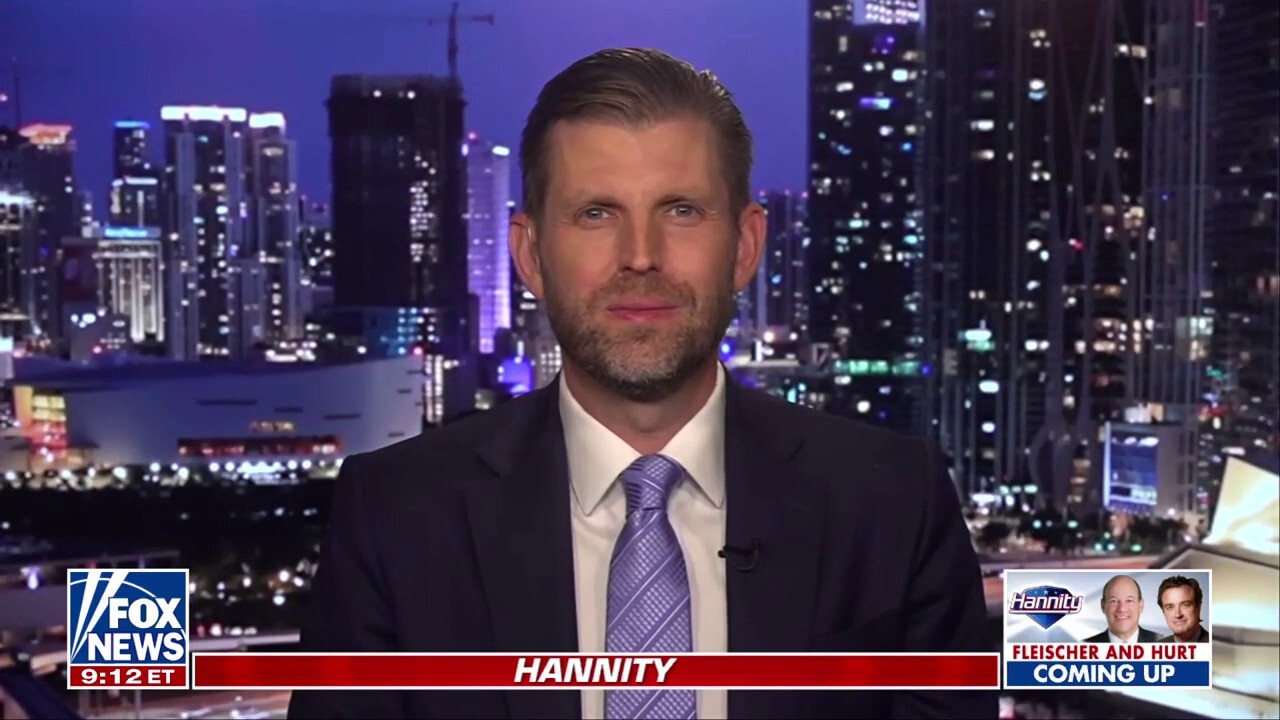 Eric Trump says people are seeing how ‘effective’ his father’s leadership is