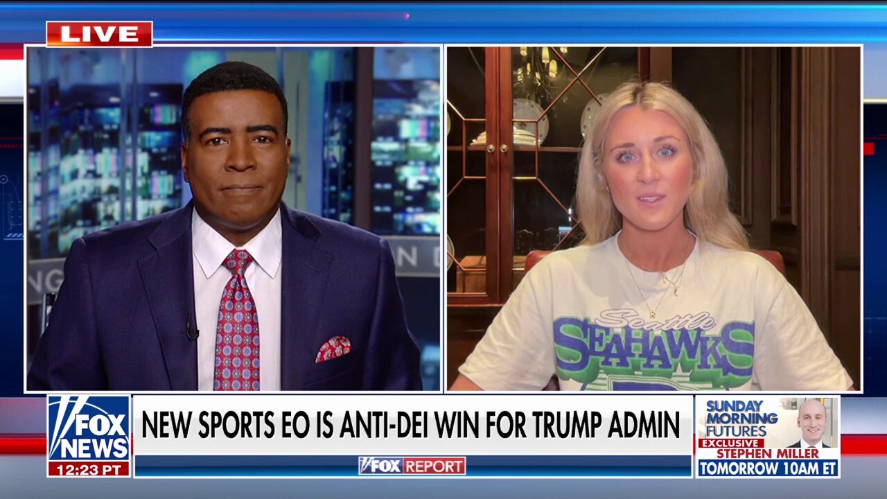 Riley Gaines celebrates ‘big win’ for women after Trump signs 'Keeping Men Out of Women’s Sports' executive order