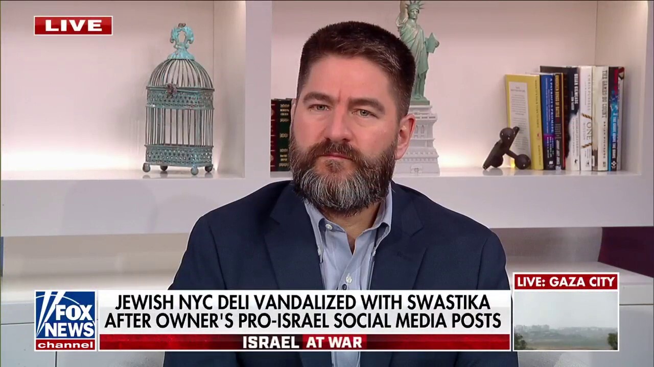 NY deli owner speaks out after store vandalized with a swastika: I’m afraid of what the future holds