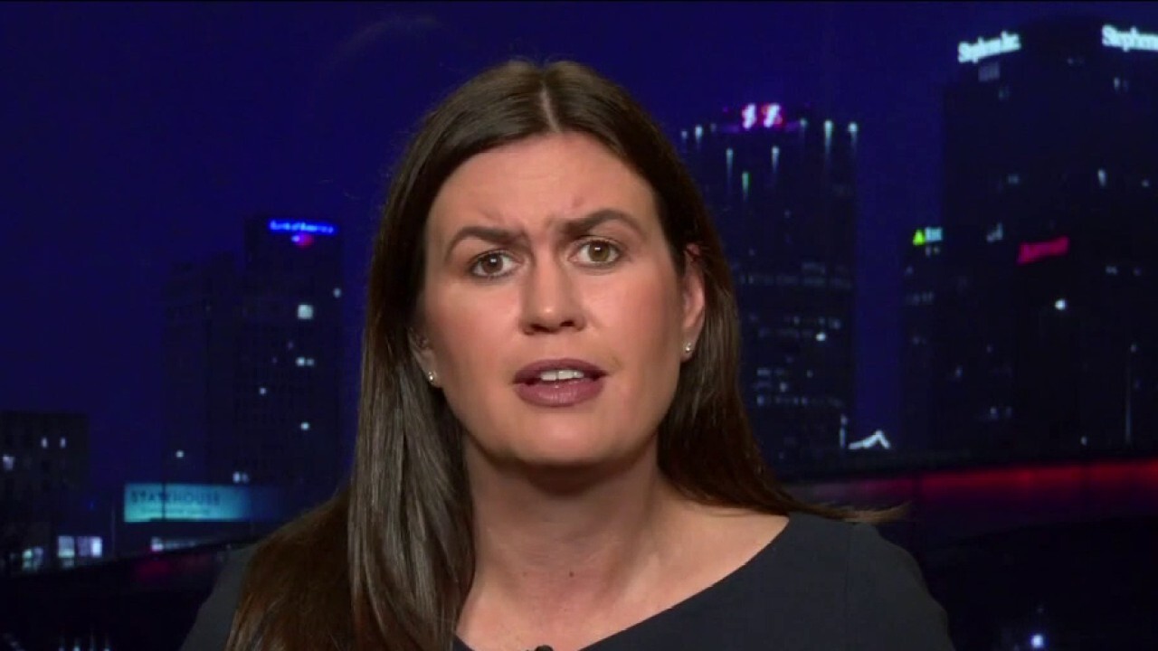 Sarah Sanders: Biden backtracking, trying to salvage 'tanking' numbers 