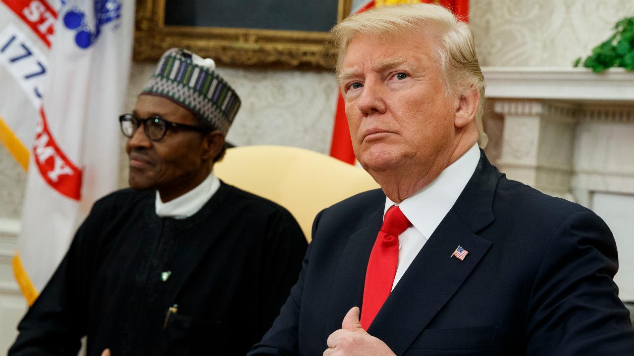 President Trump holds joint presser with President Buhari