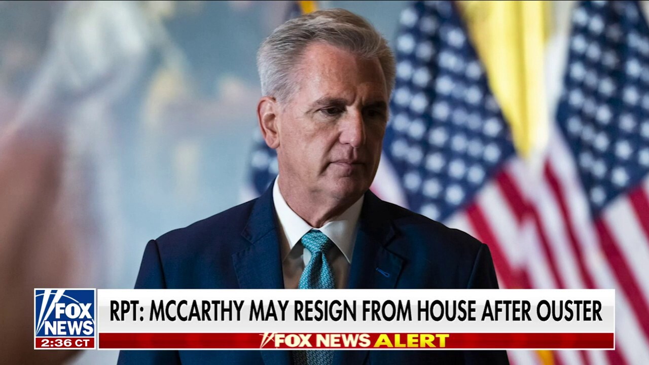 McCarthy considering quitting Congress after removed from speakership: Report