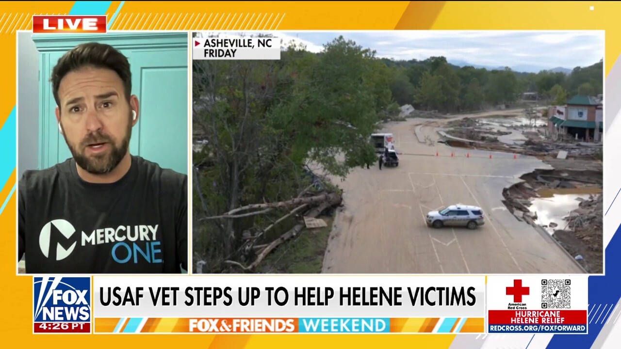 USAF veteran uses private helicopters to help Hurricane Helene victims