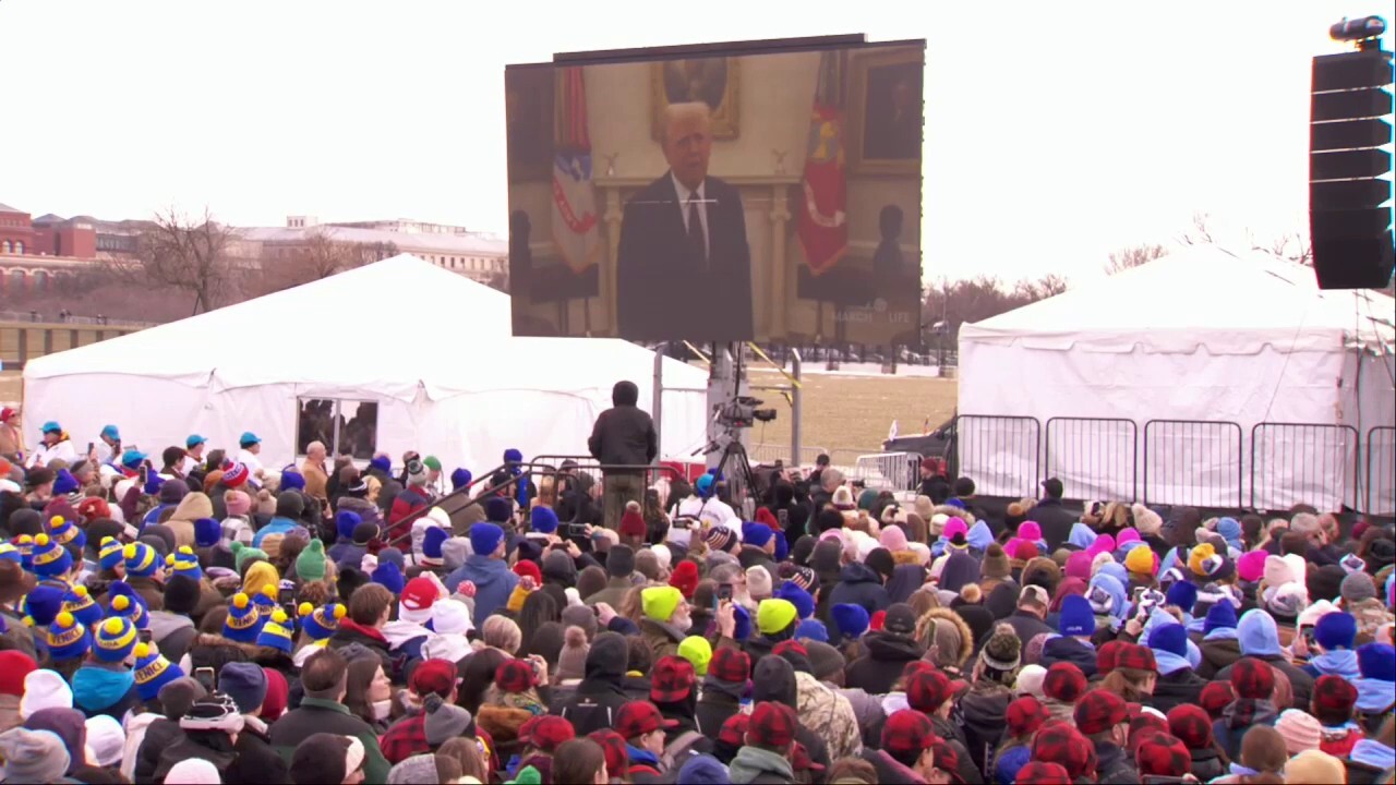 President Trump addresses March for Life Rally in Washington