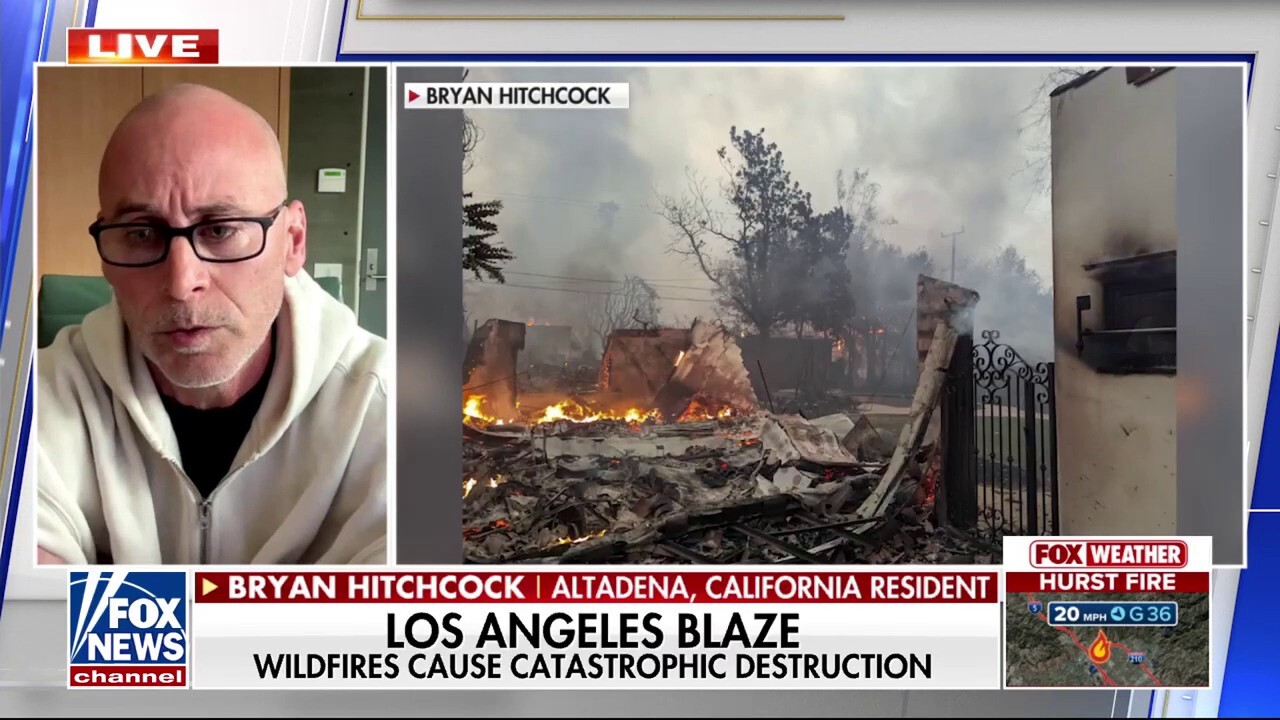 Altadena, California resident Bryan Hitchcock details how he has processed losing his home and other properties in his community on 'Special Report.'