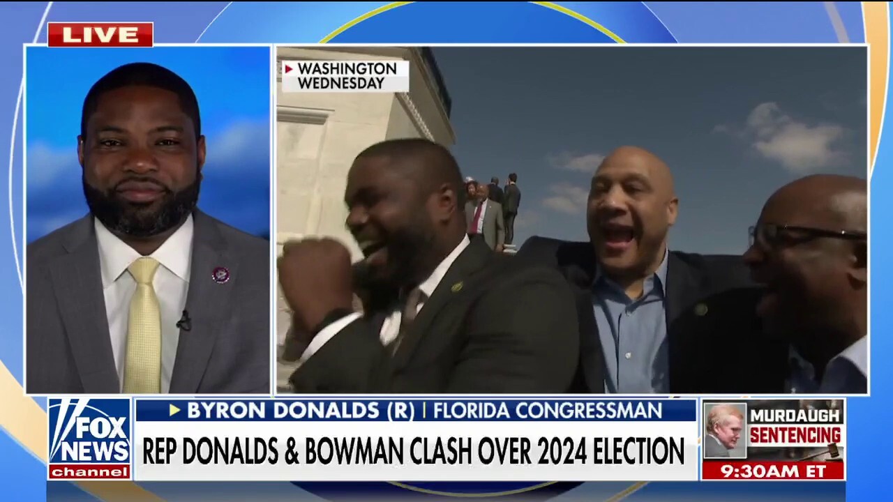 Byron Donalds on viral moment with Democrat Jamaal Bowman: We were first talking about football