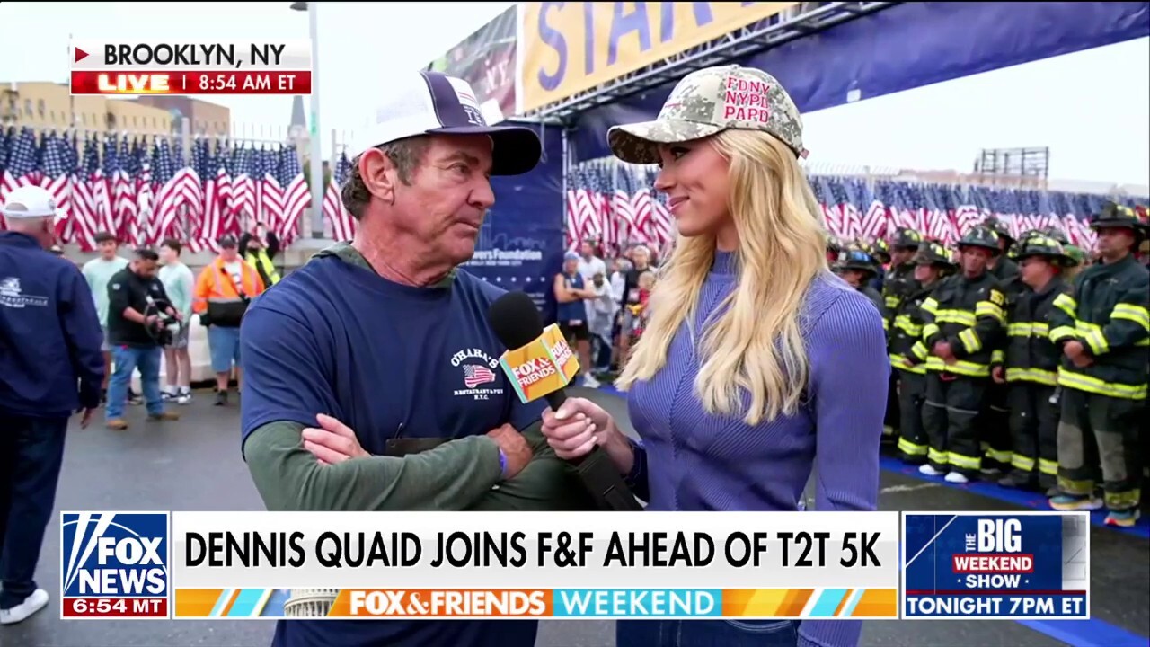 Dennis Quaid joins the Tunnel to Towers 5K to ‘honor’ America’s heroes