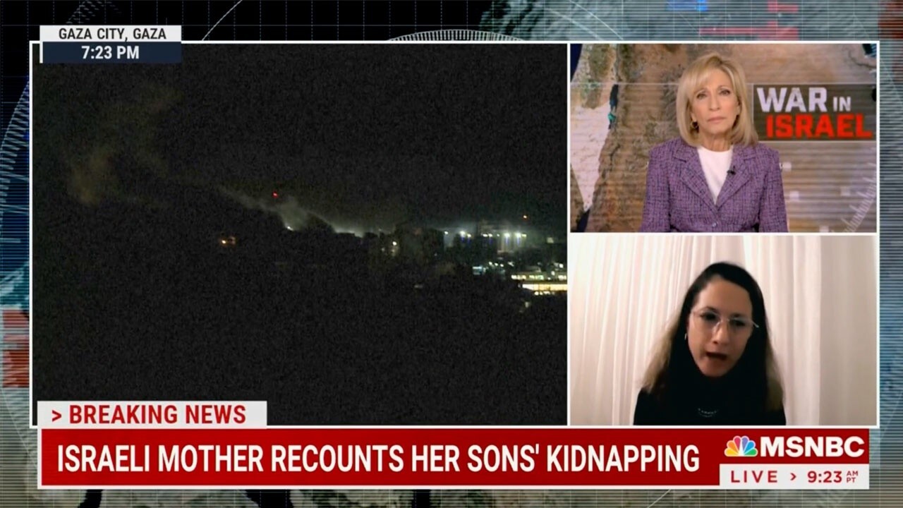 Israeli mother of kidnapped children scolds MSNBC's Andrea Mitchell