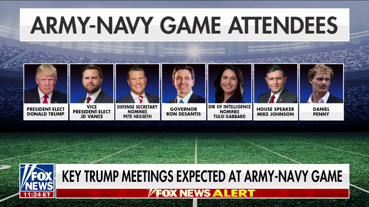 Daniel Penny joins Trump and other key political figures at the Army-Navy game