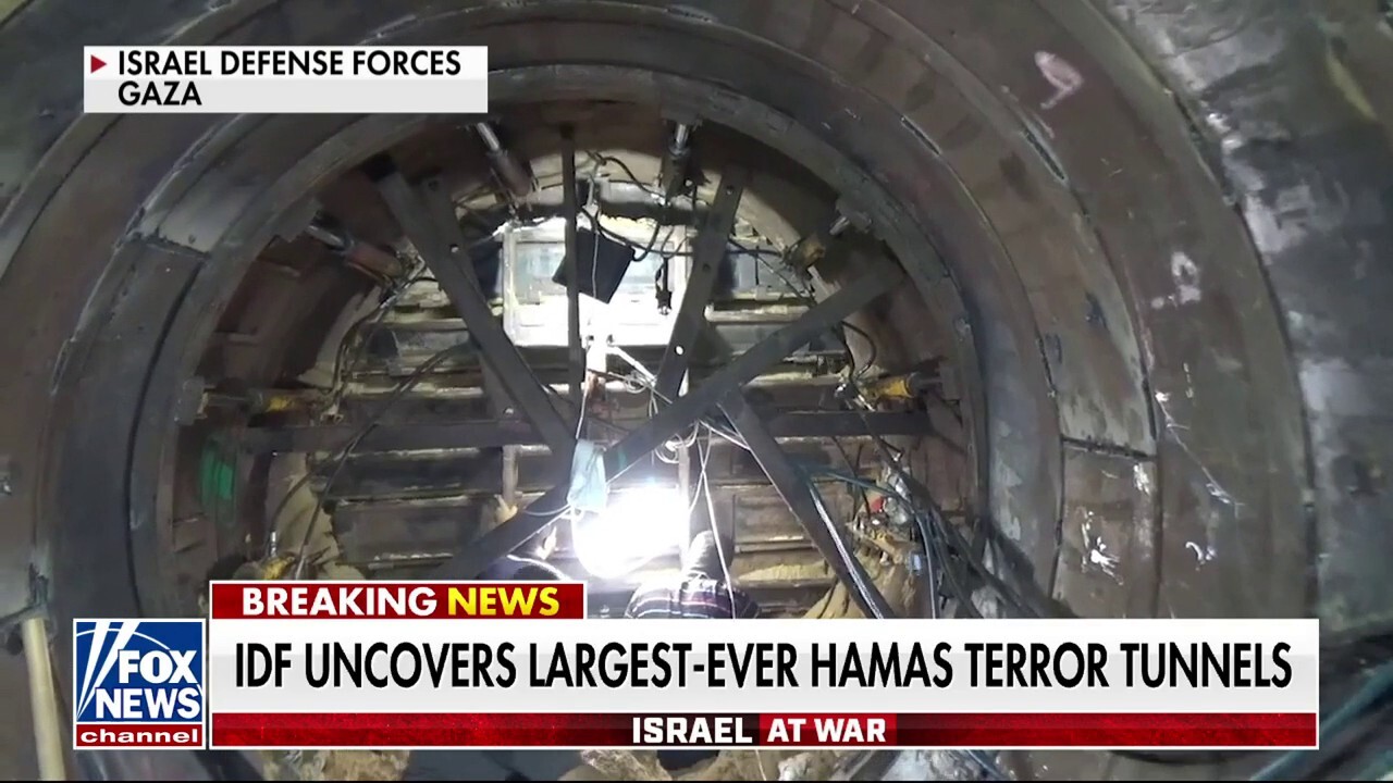 IDF uncovers largest-ever Hamas tunnel