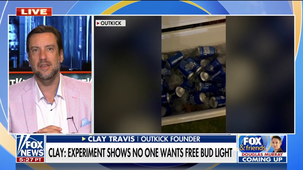 Clay Travis' Bud Light cooler experiment goes viral: 'Most successful conservative boycott we've ever seen'