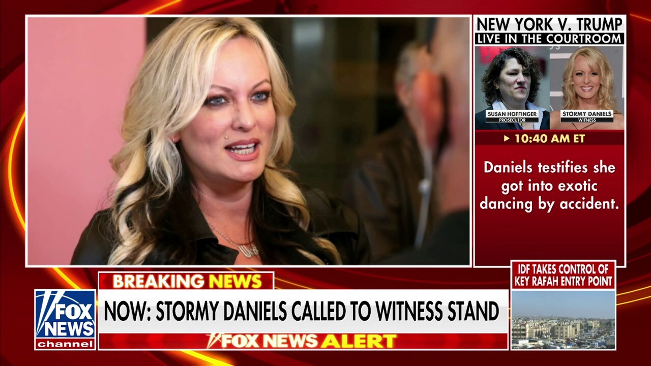 Former Assistant Attorney General John Yoo joined 'America's Newsroom' to discuss his take on the news that Stormy Daniels is taking the witness stand in the former president's criminal trial in New York City. 