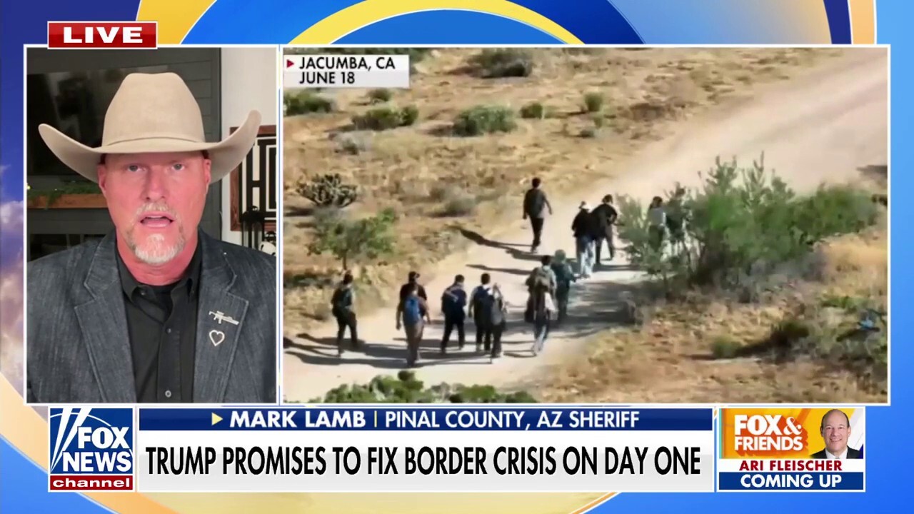 Trump vows to secure southern border on day one as left-wing groups prepare to fight