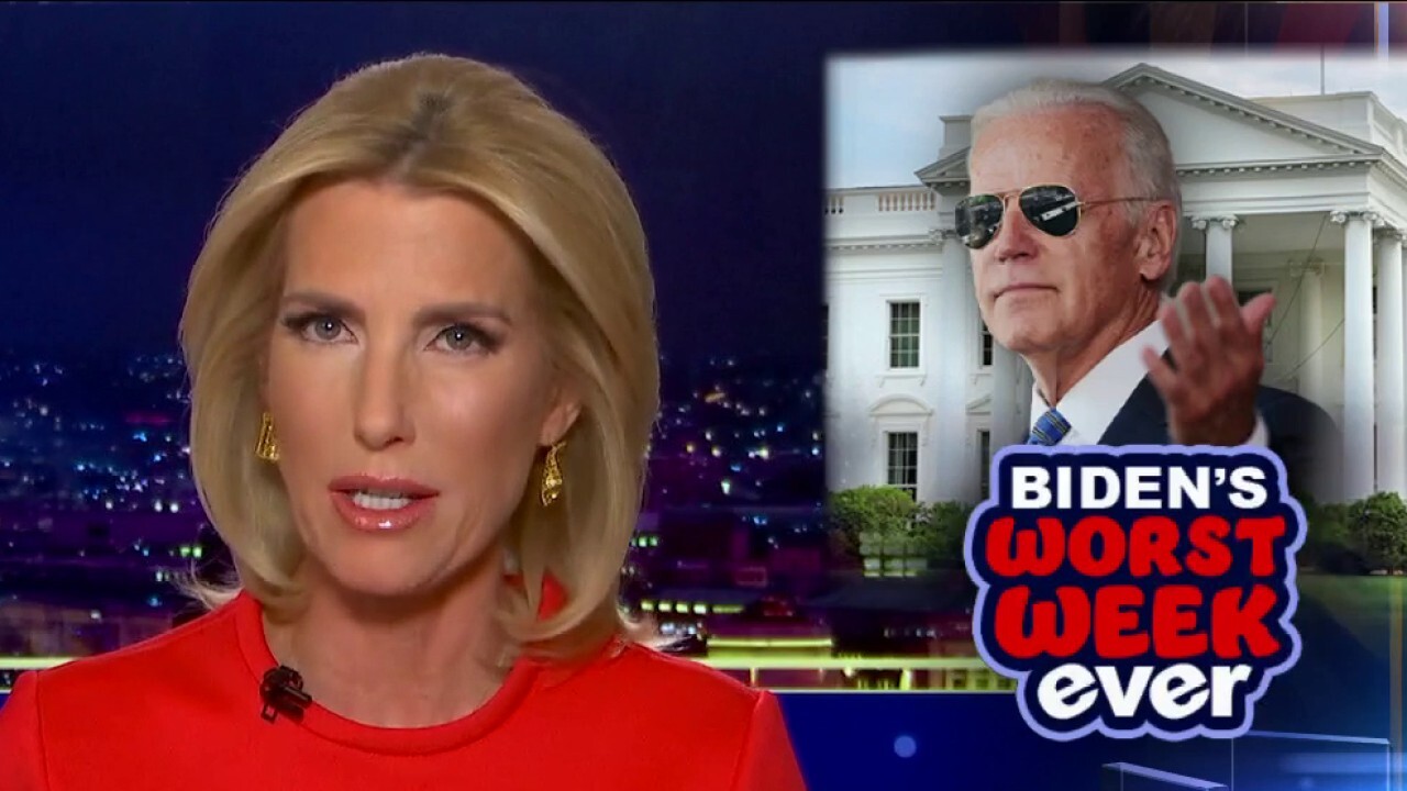 Image 'The Ingraham Angle' on Biden's presidency being a parade of embarrassments