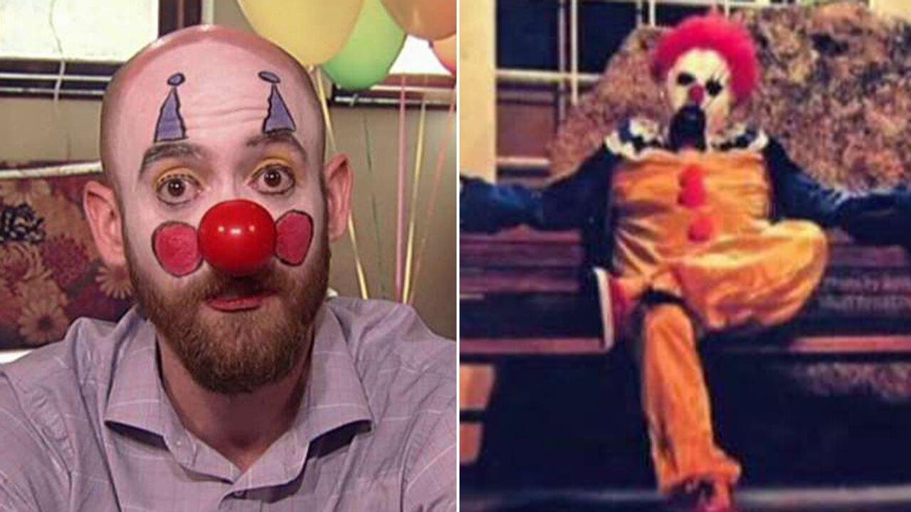'Dimples the clown' struggling as creepy clowns stalk locals