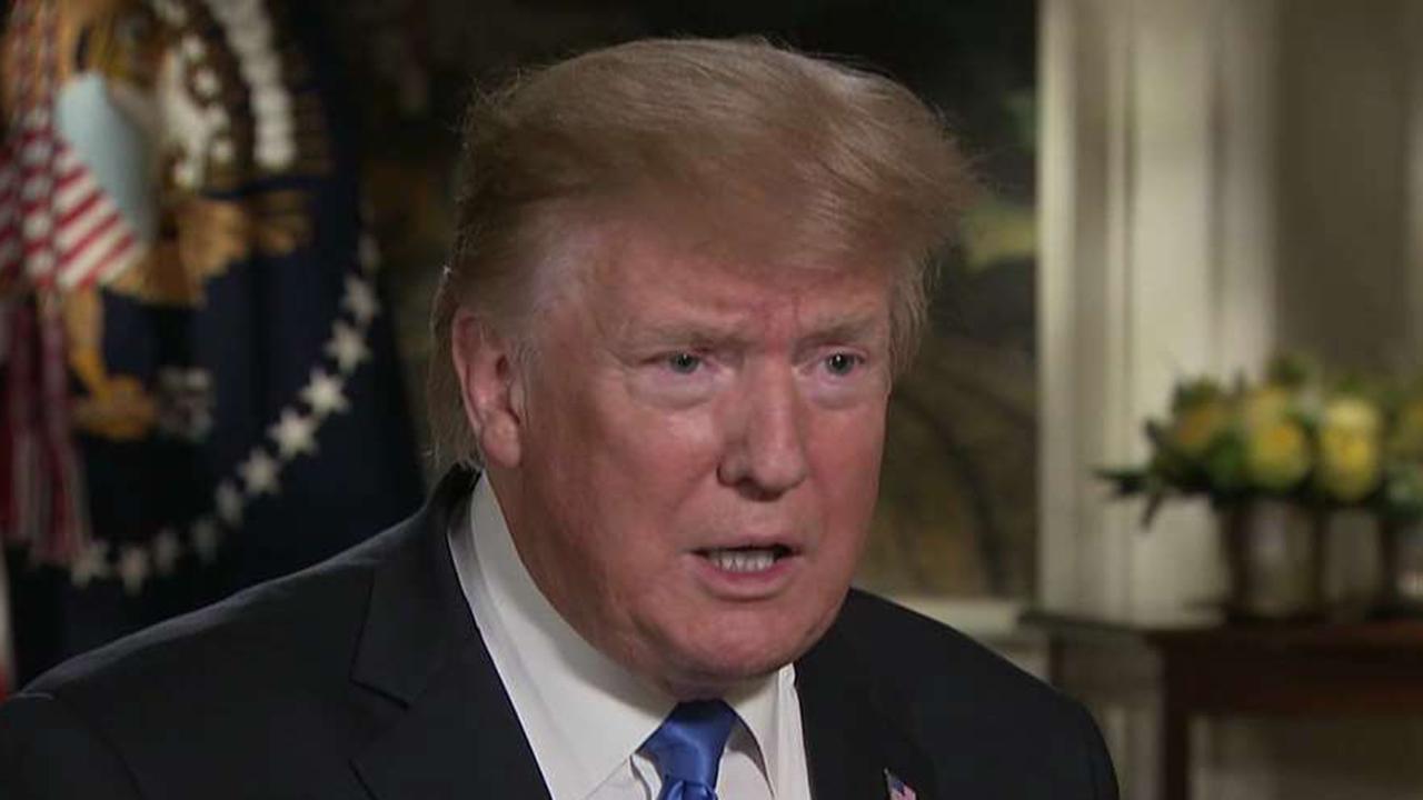 President Trump on being investigated, firing James Comey, and the 2020 presidential race