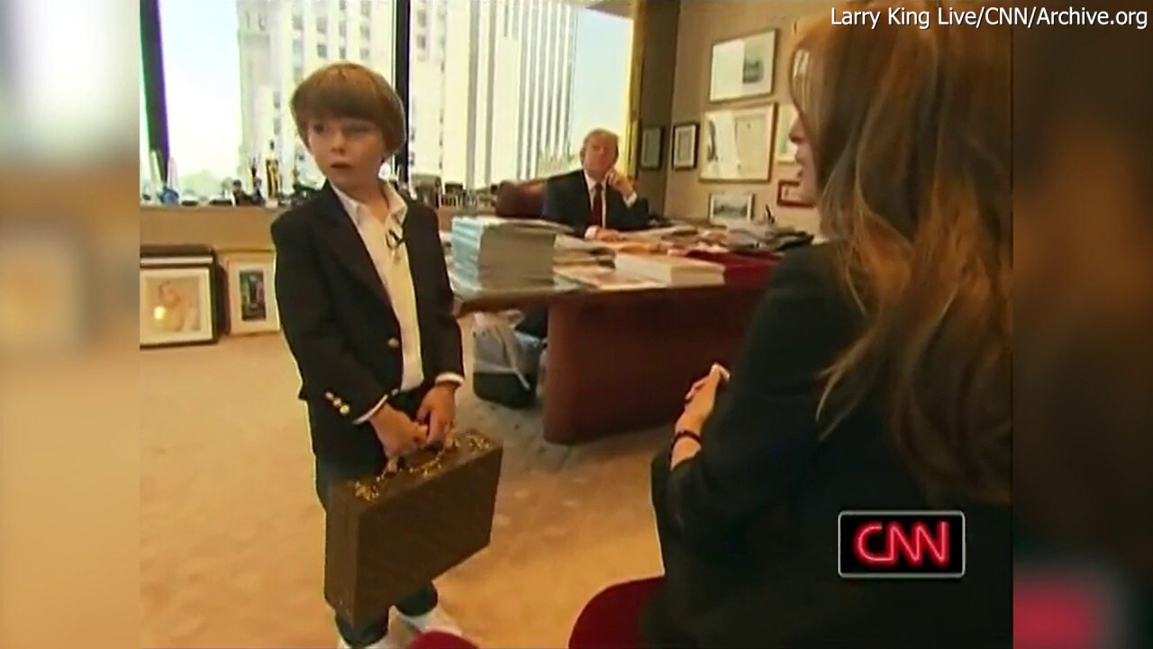 Barron Trump speaking with Slovenian accent as little boy goes viral