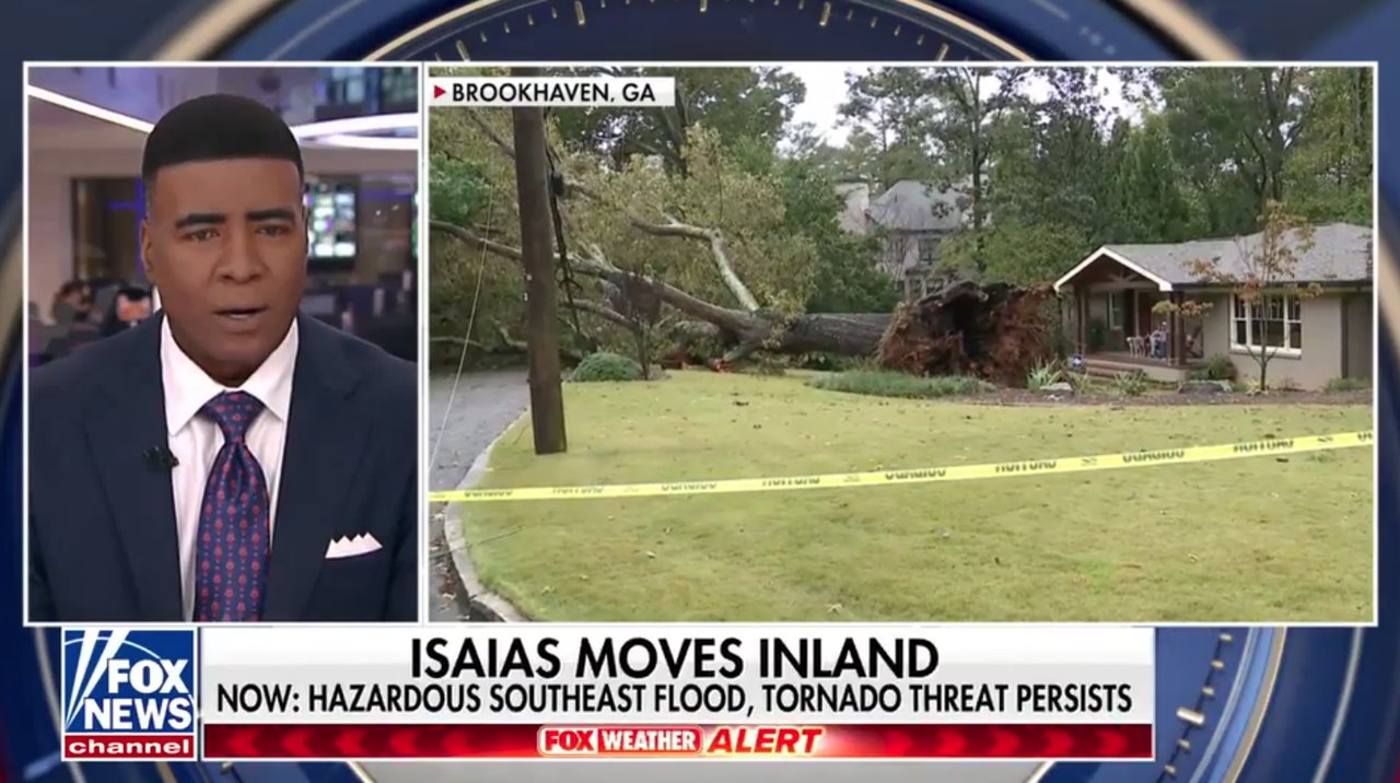 Isaias moves inland, unleashing major flooding, power outages across Southeast