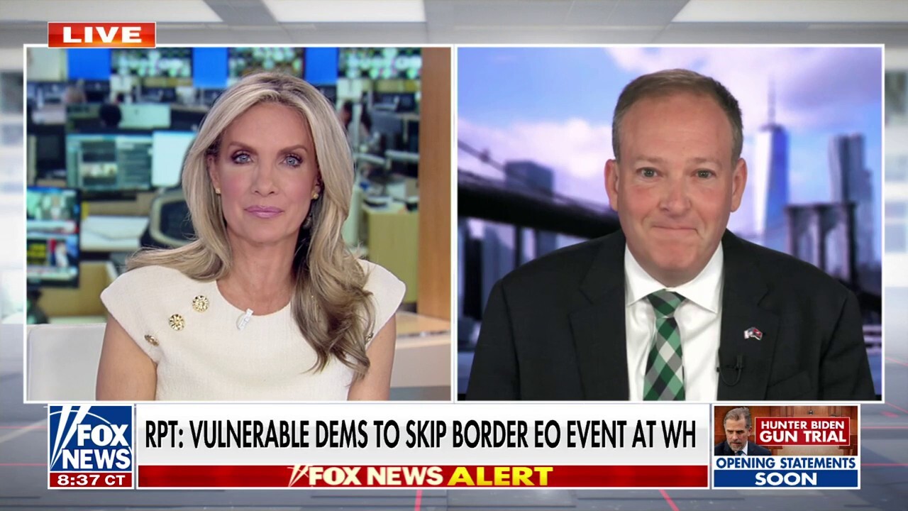 Former NY Rep. Lee Zeldin joins 'America's Newsroom' to discuss the migrant crime crisis after an illegal immigrant was accused of shooting two NYPD officers.