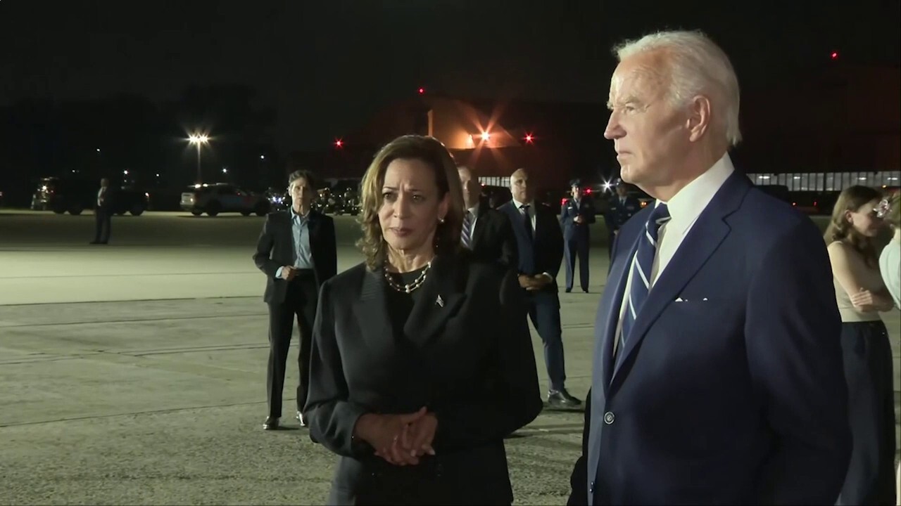 President Biden and VP Harris address reporters after prisoner swap