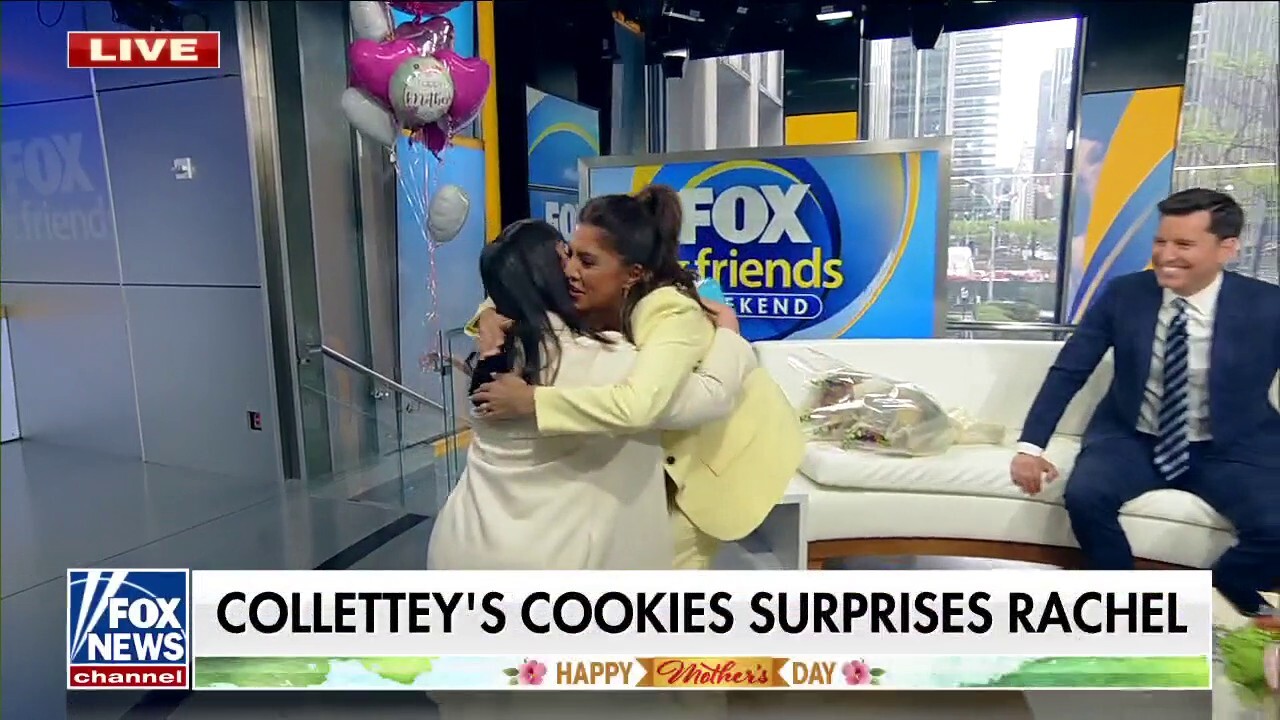 Collettey's Cookies surprises Rachel Campos-Duffy on Mother's Day