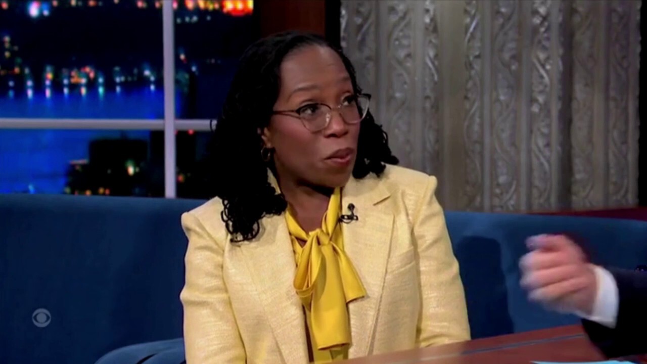 Ketanji Brown Jackson tells Colbert it's 'problematic' for Supreme Court to be perceived as political