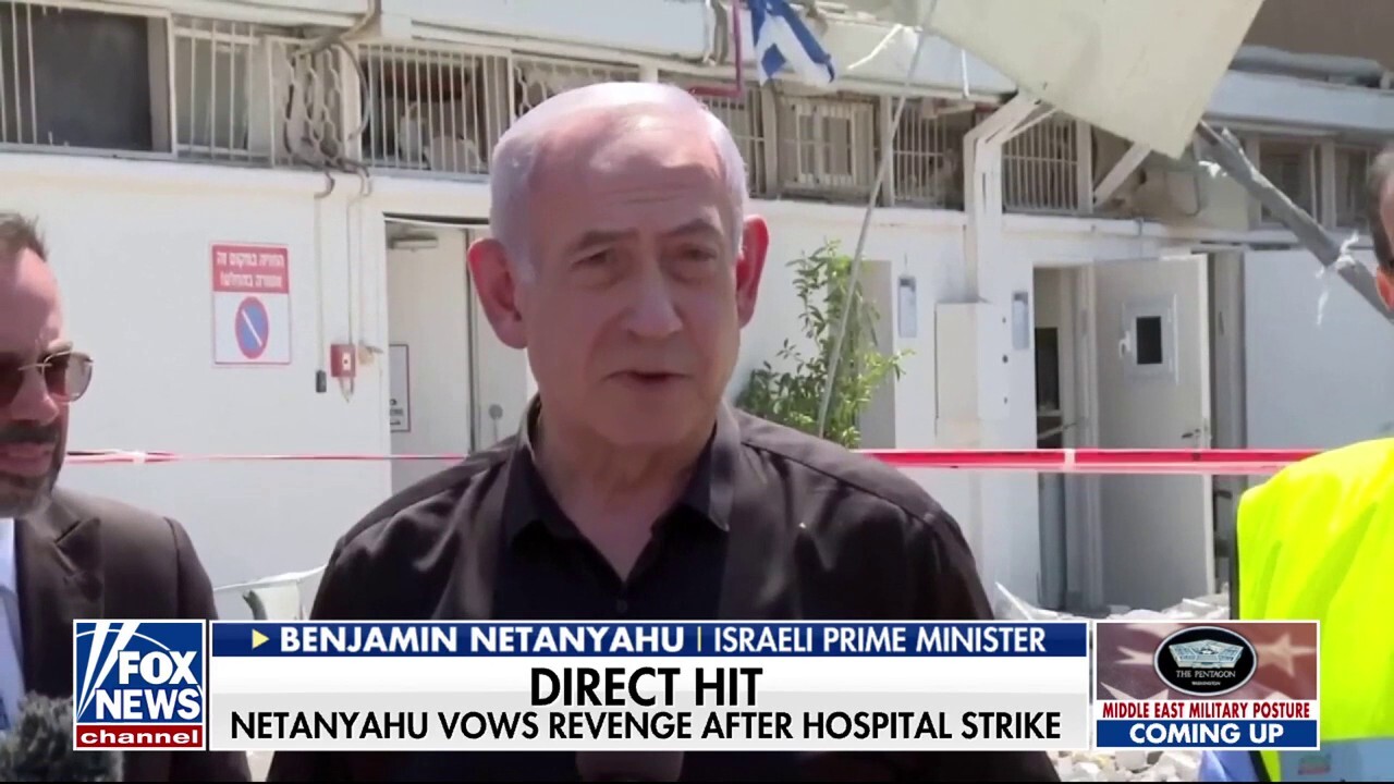 Netanyahu vows revenge after Iran strikes hospital