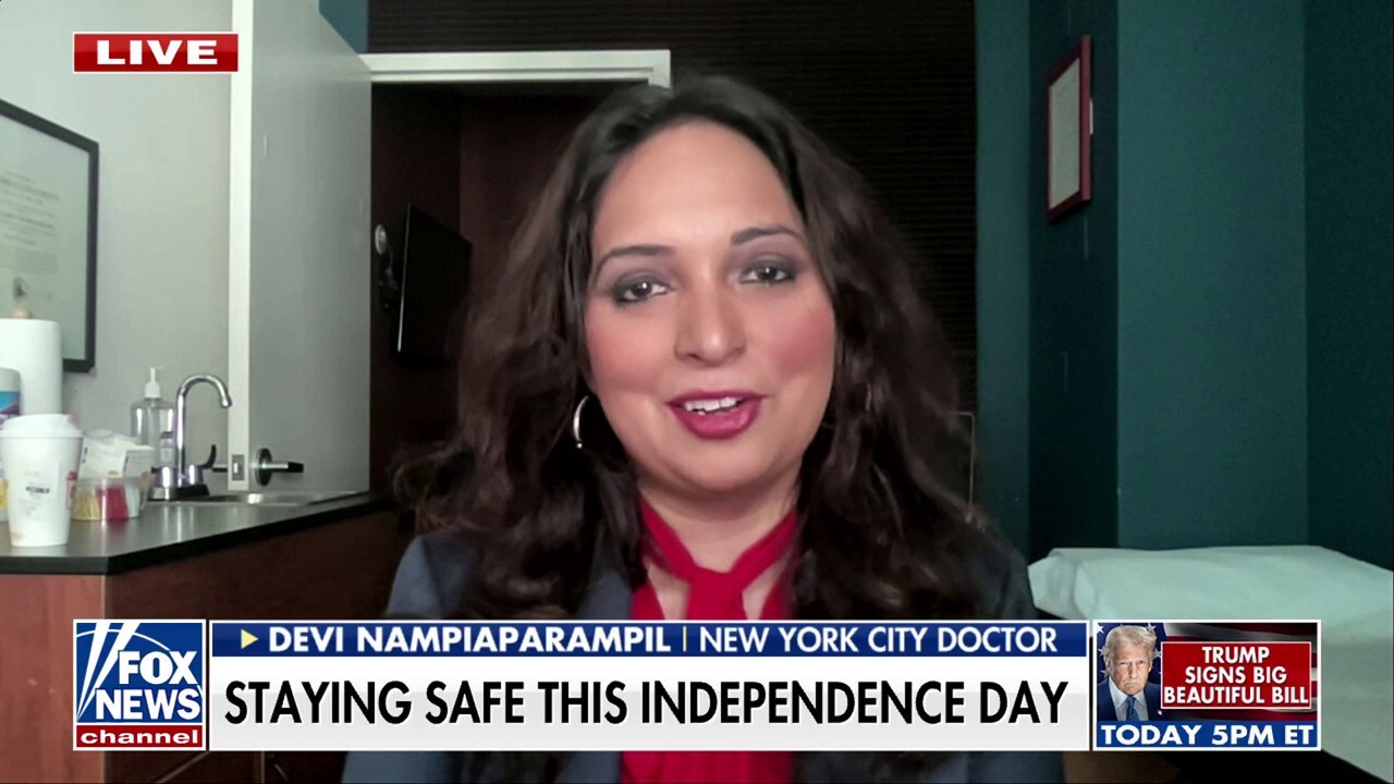 Physician reminds Americans to 'exercise caution' for Fourth of July