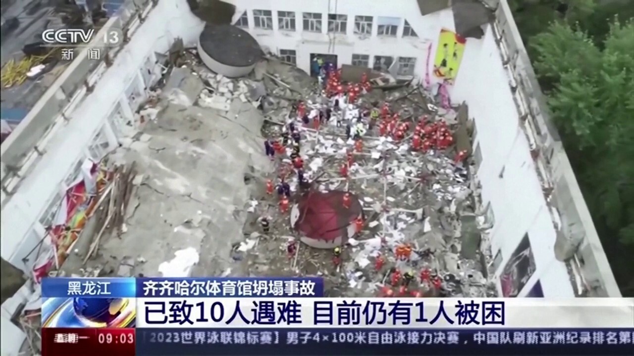11 dead in China after middle school gym roof collapses onto youth volleyball team Fox News Video