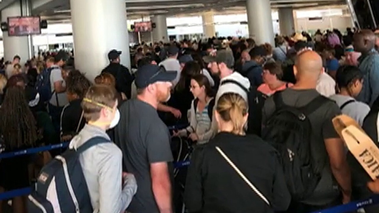 Airports make adjustments after travelers get trapped in long customs lines